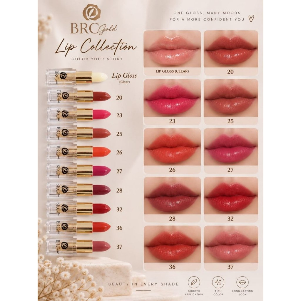 Lipstick - Beauty Rose Cosmetics BRC Gold