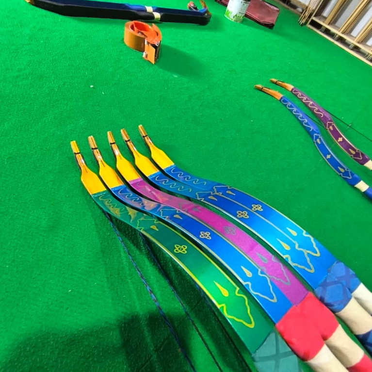 Busur Bending Finishing Glossy Panah Dewasa