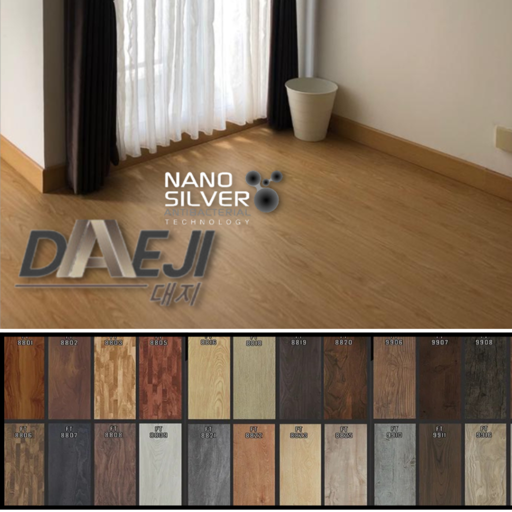 DAEJI - Vinyl Lantai 3mm/ Lantai Vinyl 3mm Anti Bakteri