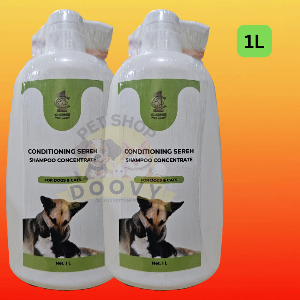 C-ONE PET CARE SHAMPOO CONDITIONING SEREH CONCENTRATE 1 LITER SHAMPOO KUCING SHAMPOO ANJING