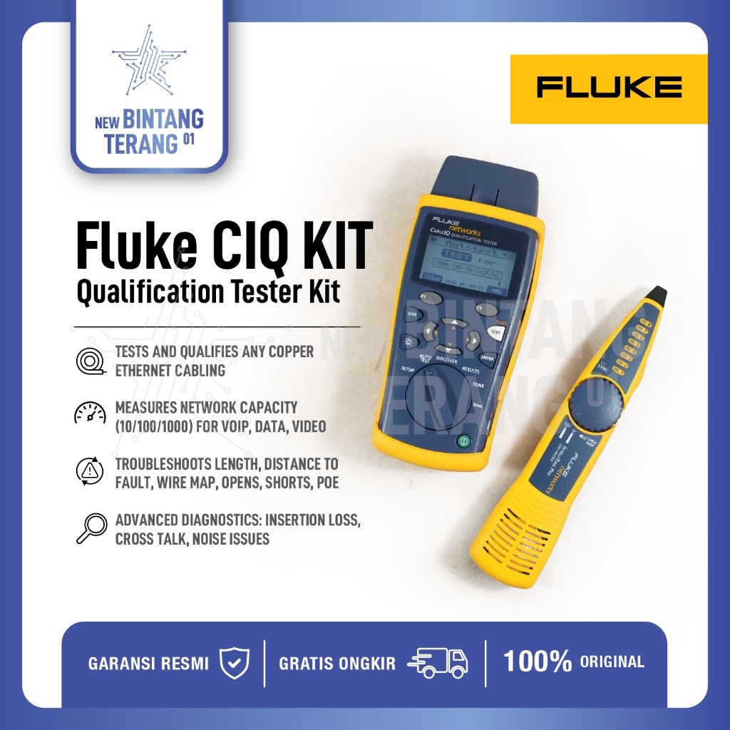 Fluke CIQ Kit Network Cable Tester