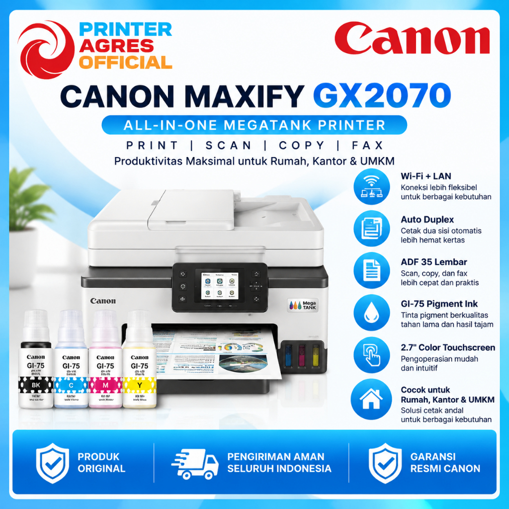 Canon MAXIFY GX2070 Printer Ink Tank All-in-One