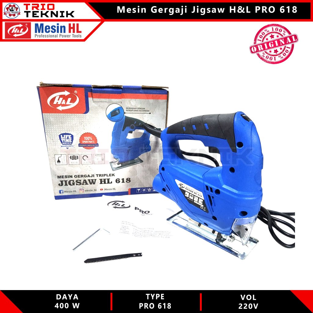Mesin Gergaji Jigsaw H&L PRO 618