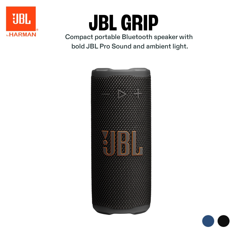 Asli Speaker Bluetooth Portabel JBL GRIP Original 100% Suara JBL Pro dengan Lampu Ambien Hitam