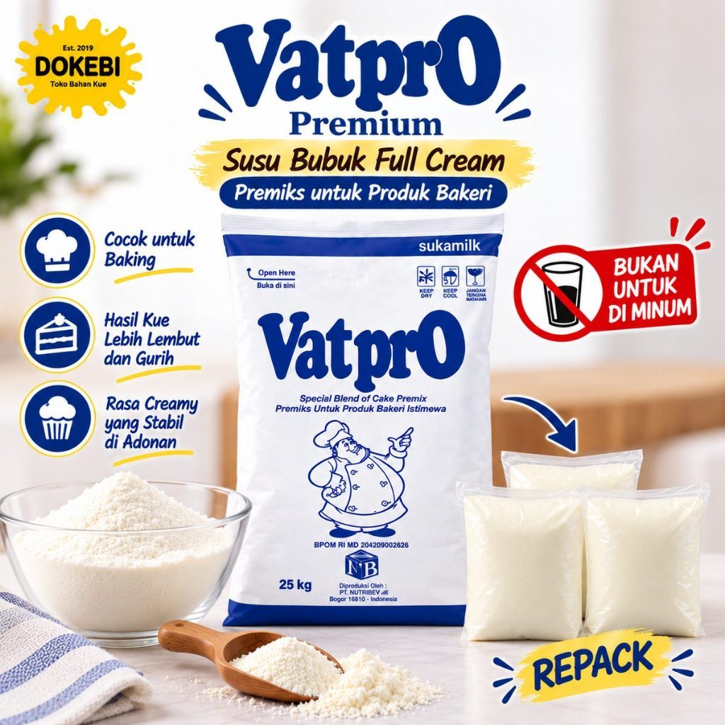 Susu Bubuk VATPRO 1 Kg - Milk Powder -Susu Bubuk VATPRO 1 Kg - Milk Powder -