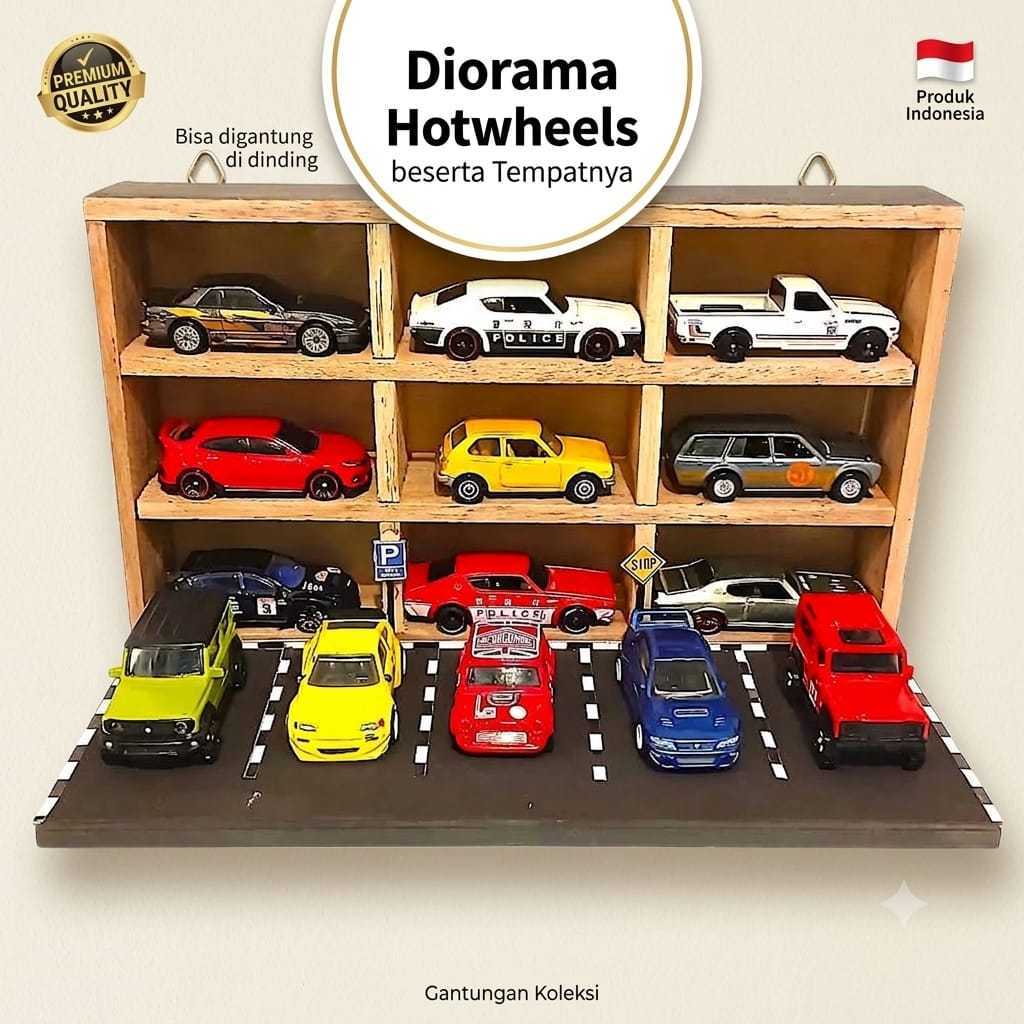 Diorama Parking Area Diorama Hotwheels