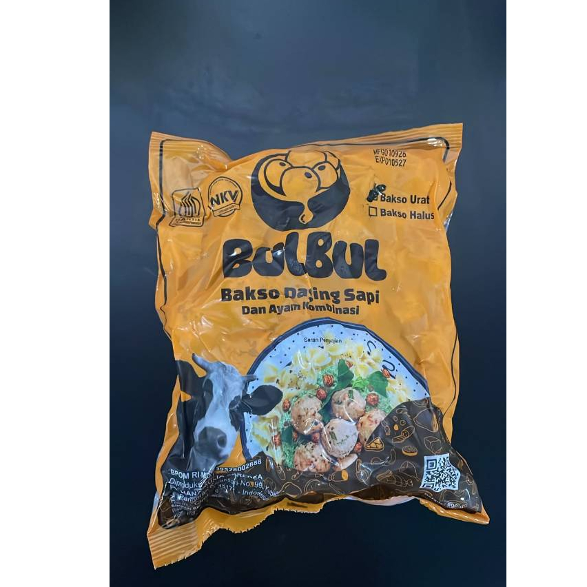 BULBUL BAKSO DAGING SAPI URAT kombinasi AYAM ISI 50Pcs Frozen