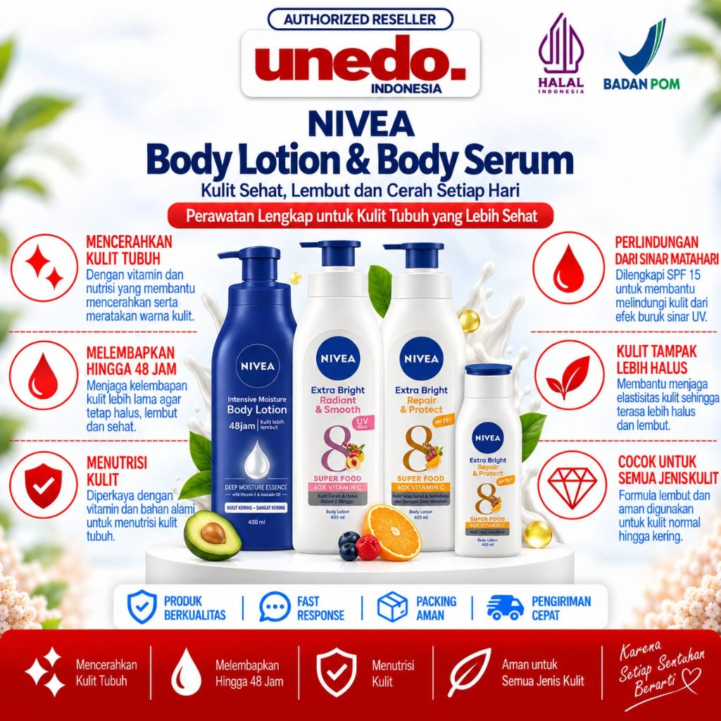 NIVEA Body Lotion Serum 380ML,PUMP
