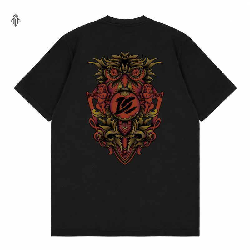 Kaos T-Shirt Hitam Lengan Pendek DC Production Mispan Project