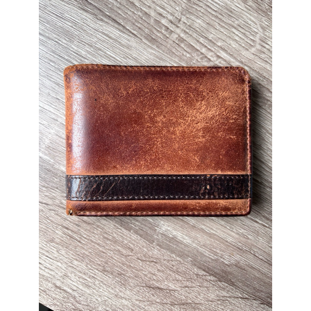 dompet leather pria preloved