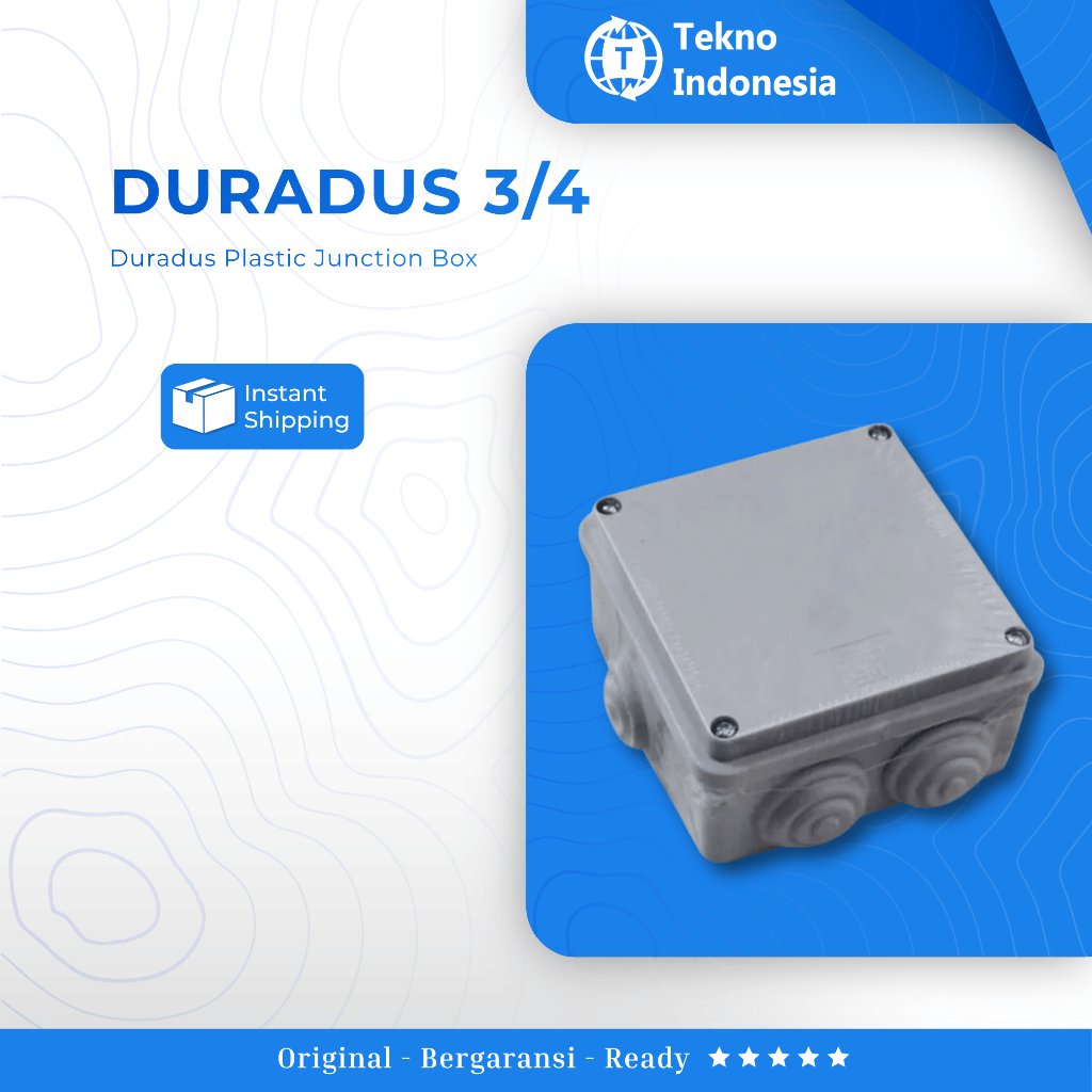 Duradus Junction Box Besar protektor sambungan kabel ukuran (3/4)