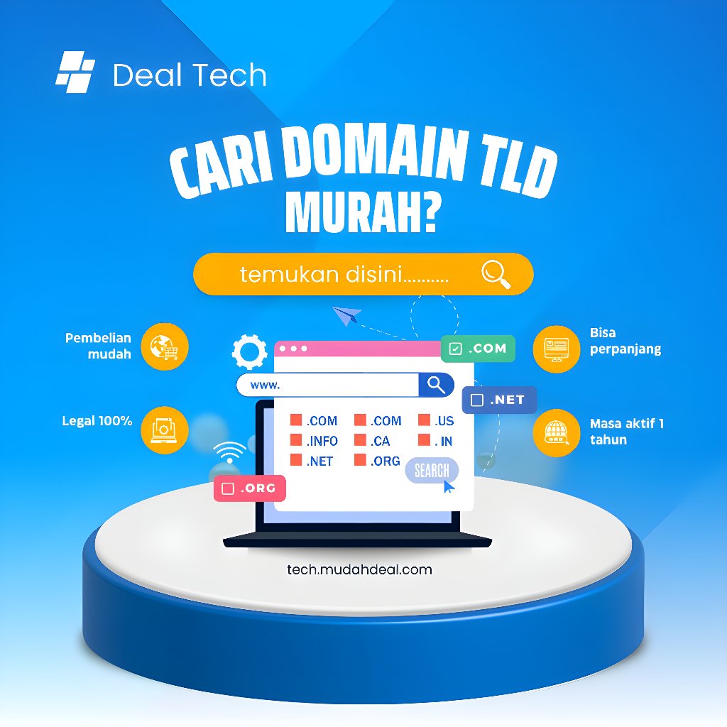 Domain TLD Murah 1 Tahun | Paket Email Bisnis