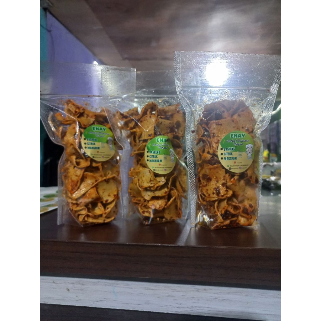 aneka cemilan ringan basreng balado