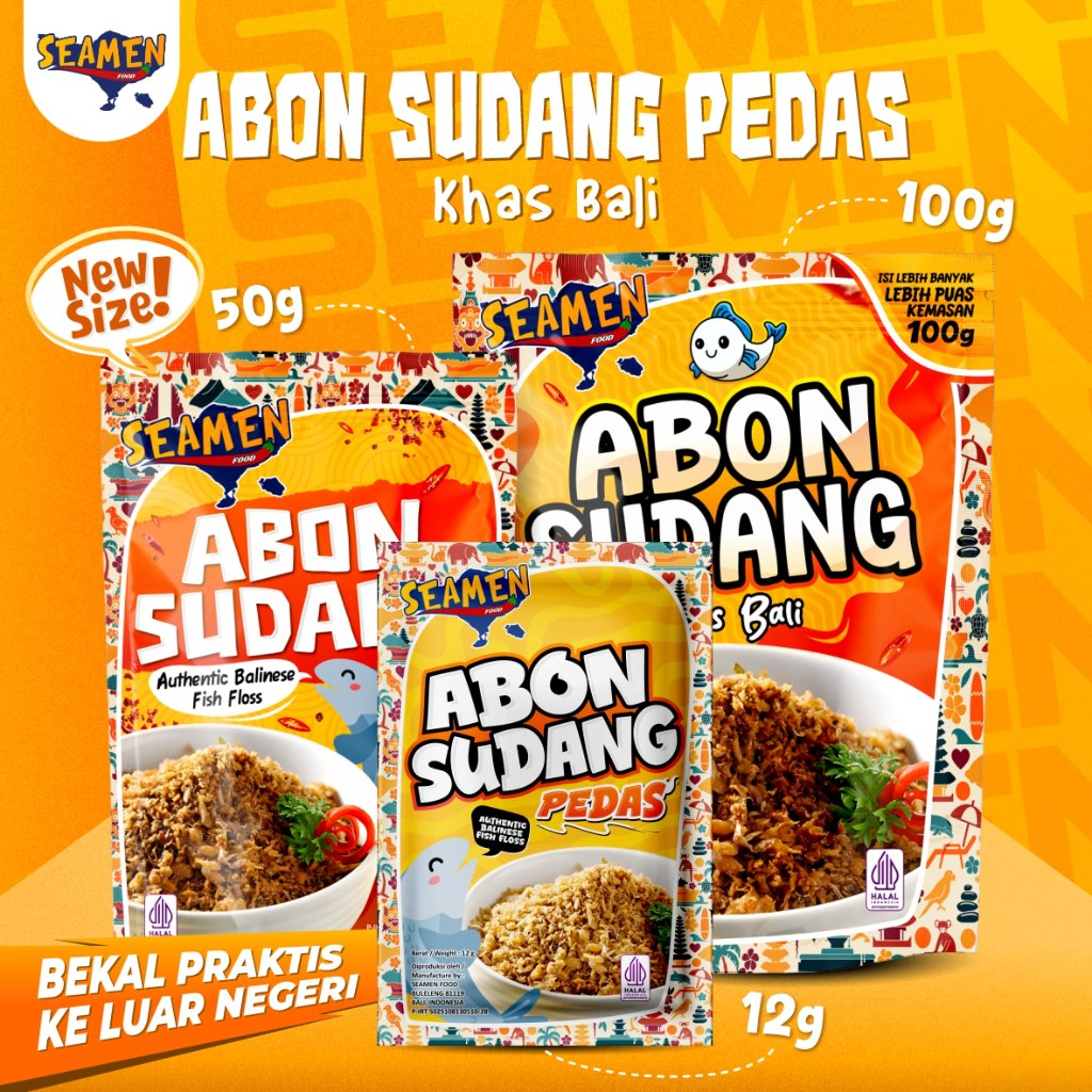 ABON SUDANG PEDAS KHAS BALI SERIES. Masa Simpan 1 Tahun