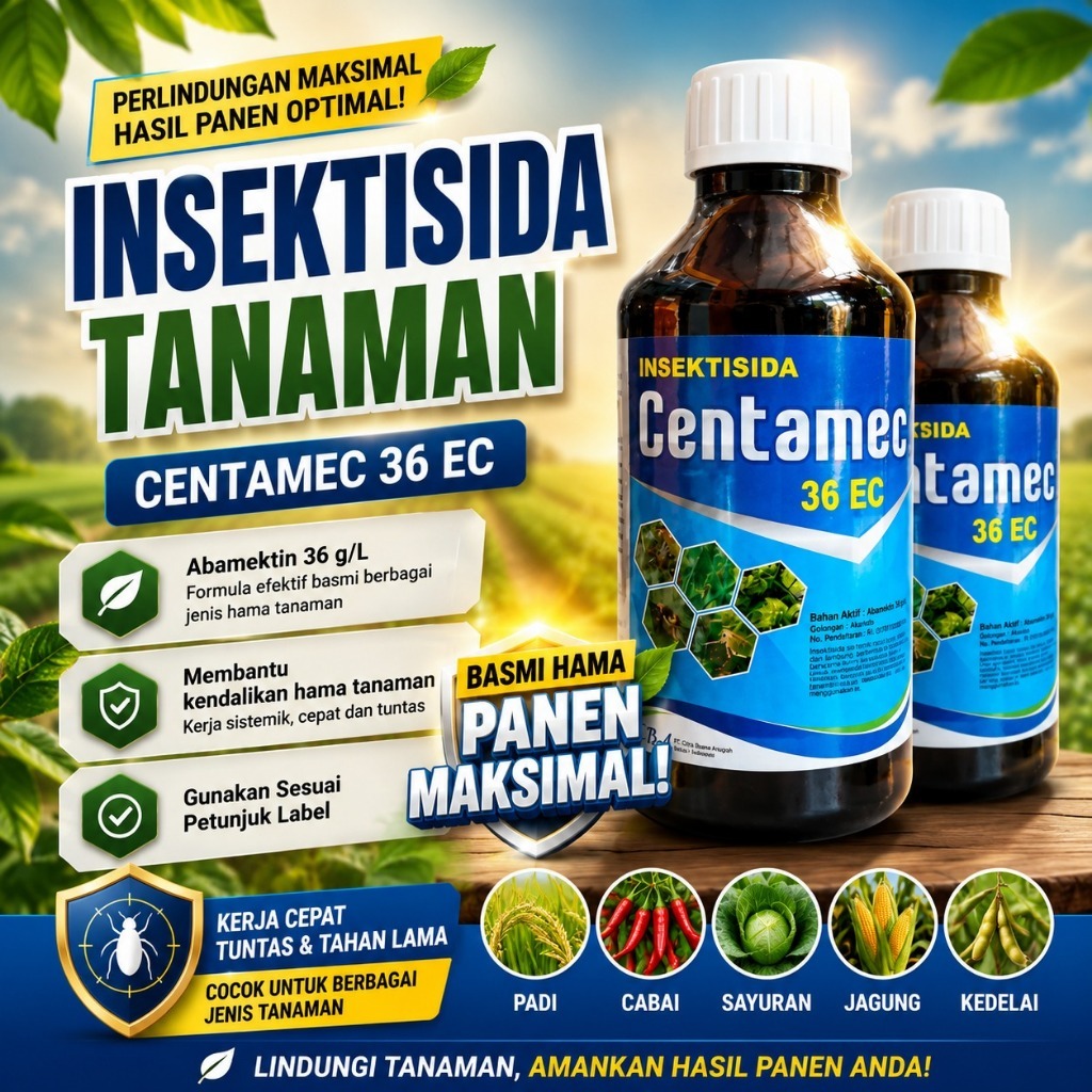 CBA Centamec 36 EC 1liter-Insektisida Abamectin 36 (SJL)