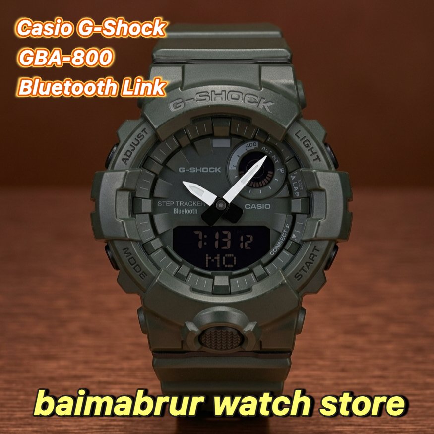Jam Tangan Casio G-Shock GBA-800 Bluetooth Steptracker Original Second Preloved Bekas Berkualitas Mu