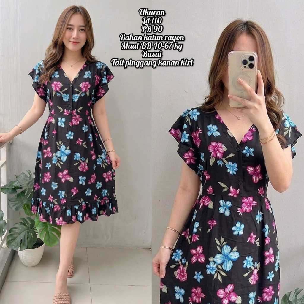 DRESS BUSUI/ DASTER MAHALINI PENDEK/ DASTER REMPEL