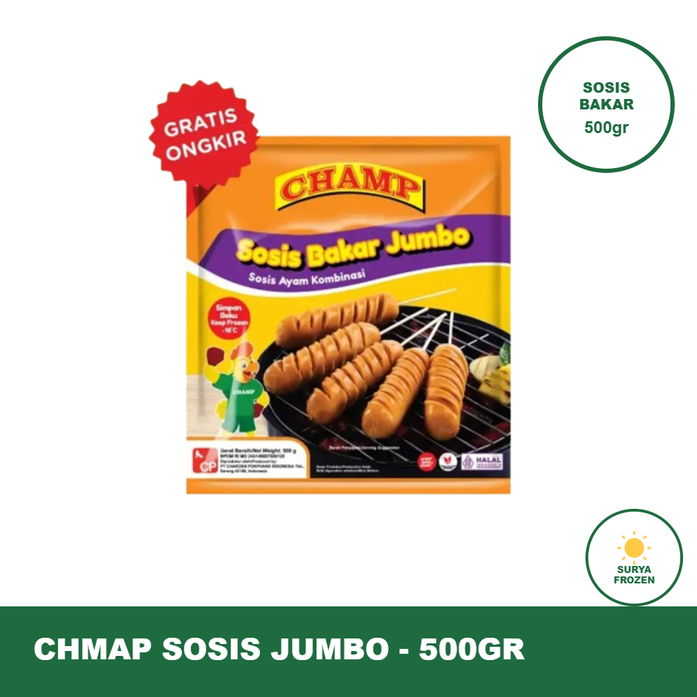 Champ Sosis Bakar Jumbo - Sosis Bakar 500gr