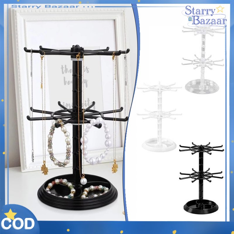 360 Derajat Rak Display Putar Kecil Dapat Diputar Rak Display Putar Mini Gantung Rak Putar Display A