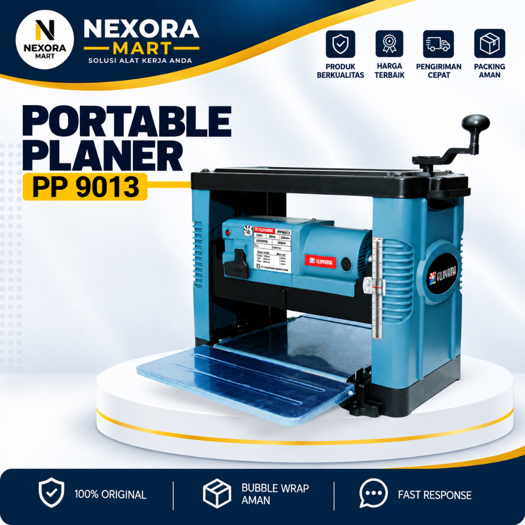 Mesin Serut Kayu Duduk PP 9013 Fujiyama Portable Planer