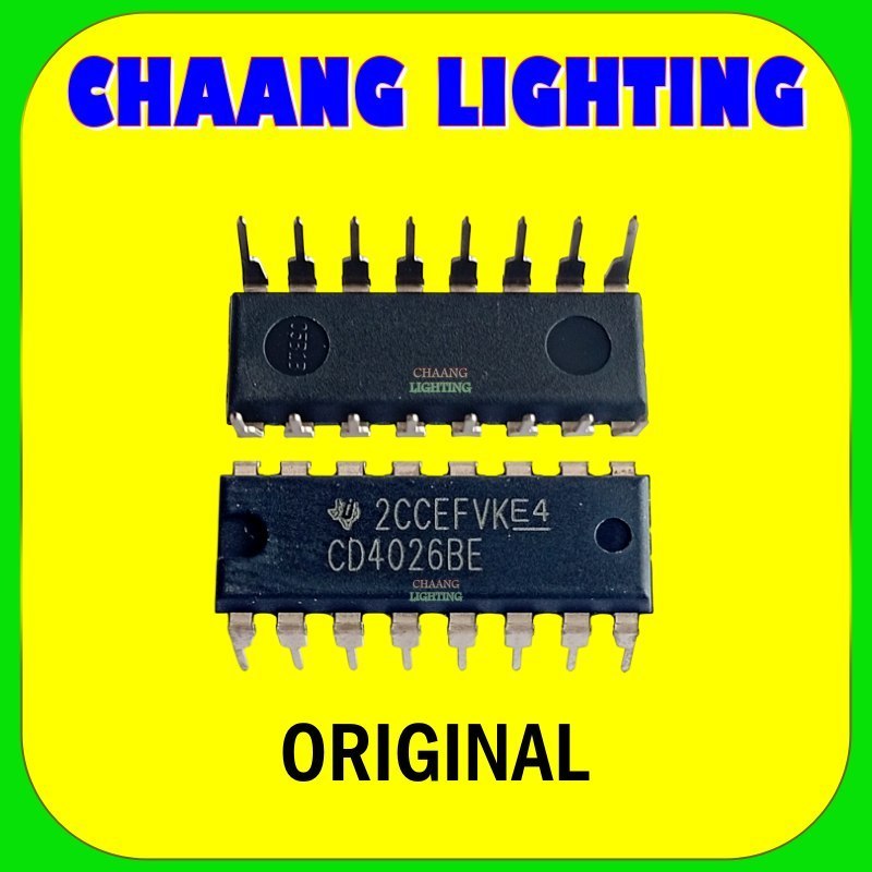 CD4026BE IC 4026 IC CD4026BE ORIGINAL TI IC 4026BE CD4026 DIP-16 PIN