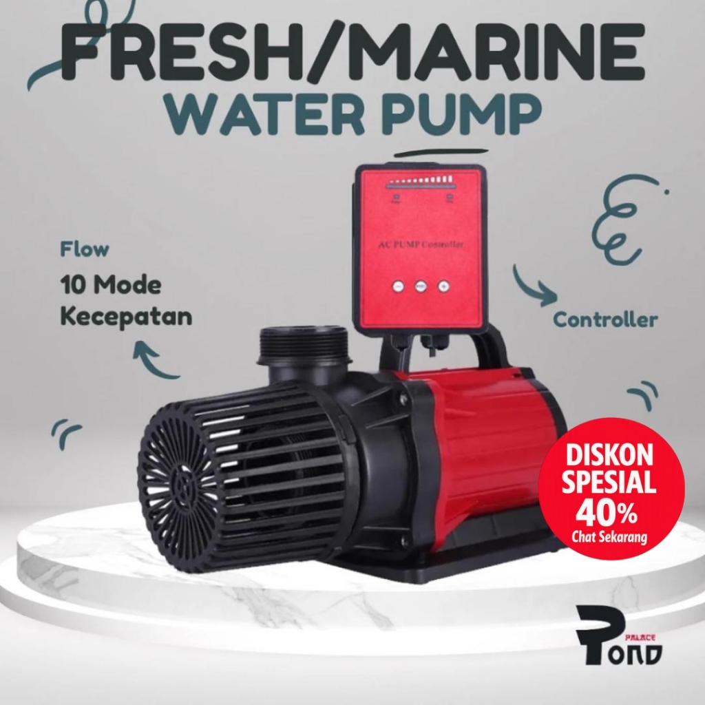 Water Pump Marine Aqua AC Pump 25000 LPH Pompa Air Controller