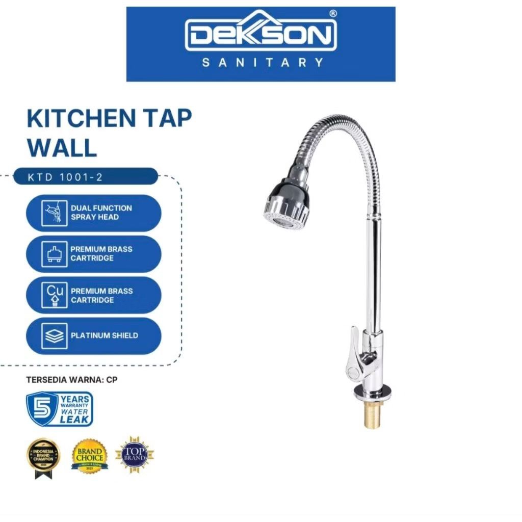 Kran Sink DEKSON / DEKKSON CURVO KTD 1001-2 CP