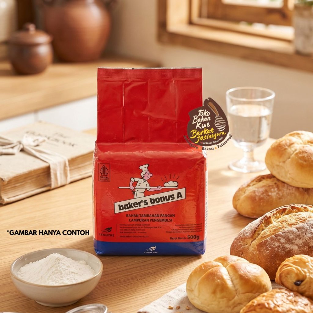 BREAD IMPROVER BAKERS BONUS A 500 GRAM / BAKER'S SAF PENGEMBANG ROTI /pcs