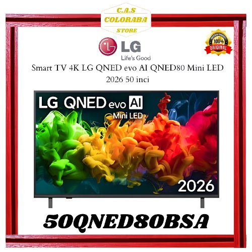 TV LG 50QNED80BSA SMART TV 50 INCH LED 4K UHD 50QNED80 SMART TV LG 50 INCH