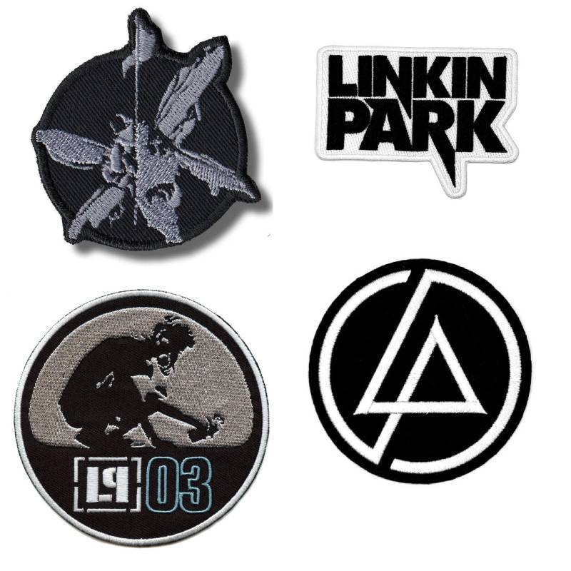Linkin Park Patch Original Black bordir patch langsung tempel/lem setrika