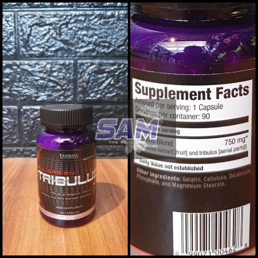 Suplemen Fitness ULTIMATE UN Tribulus 90 kapsul Testosterone Booster