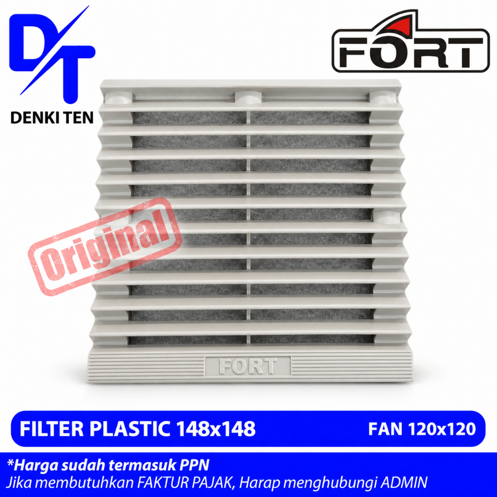 FORT Filter Plastic 148x148 For Fan Size 120x120
