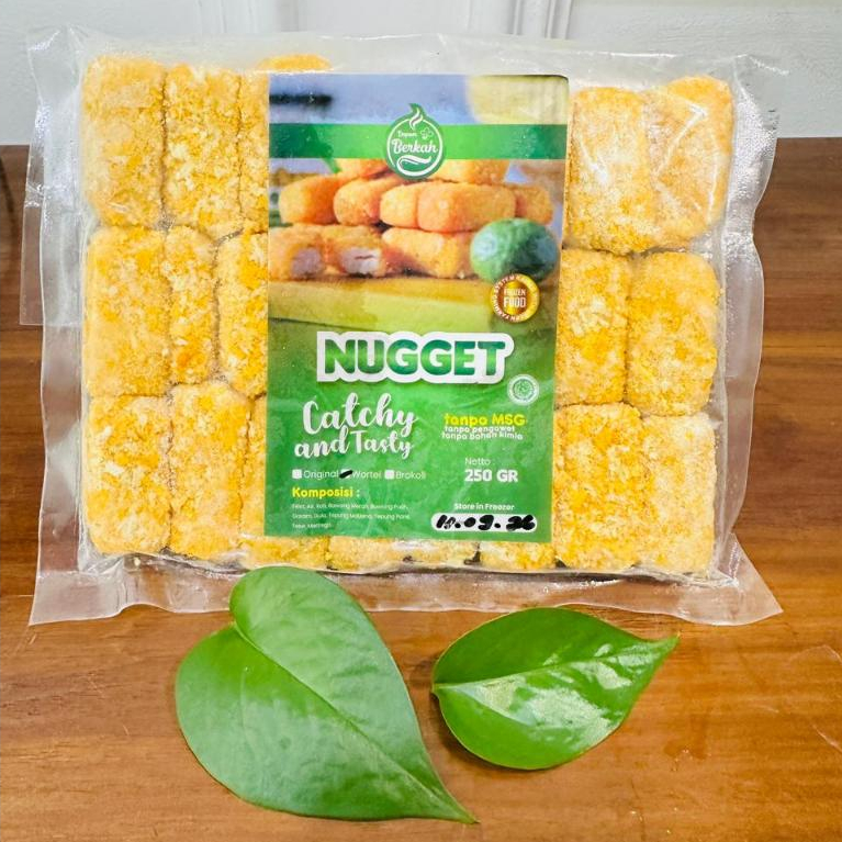 Nugget Ayam Organik NON MSG Berkah Chicken 250gr (Frozen Food/Makanan Beku)