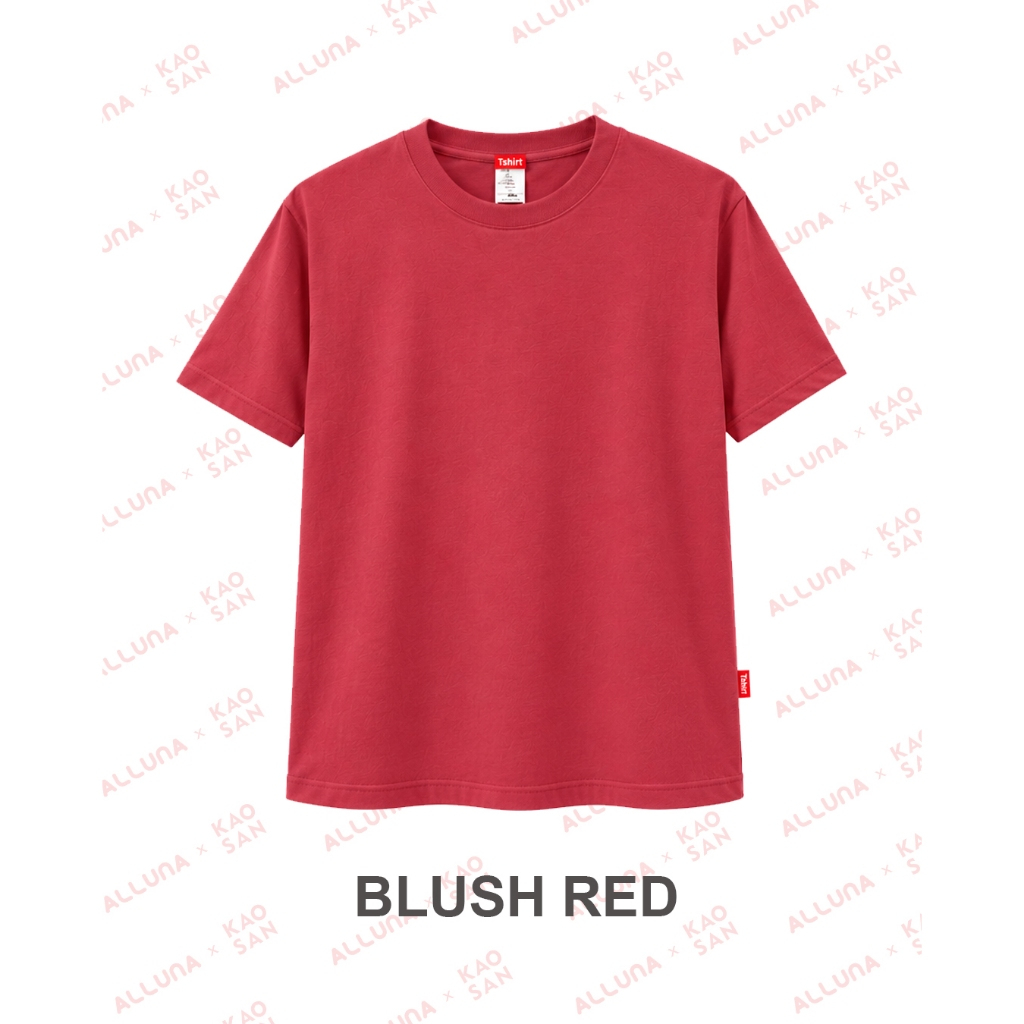 Kaos Polos Lengan Pendek 24s Cotton – Blush Red (KAOSAN)