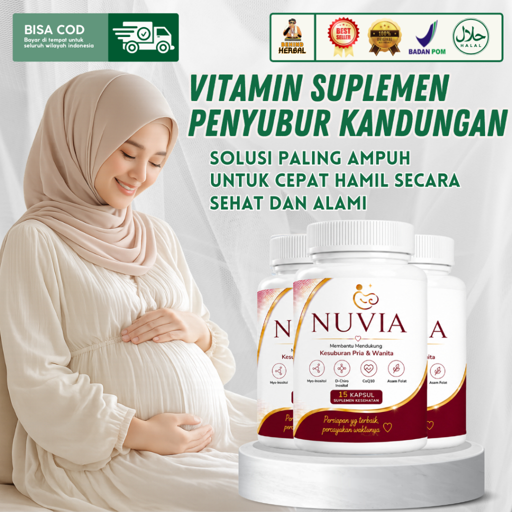 NUVIA Promil BPOM dan Melancarkan Haid Penyubur Kandungan Cepat Hamil