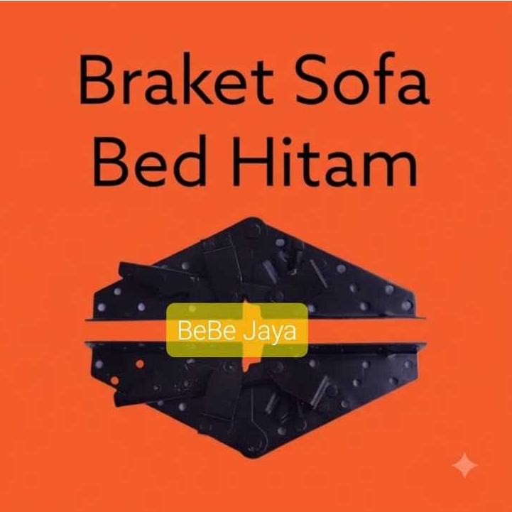 [PerPasang]Bracket Sofa Hitam 3 Step Reklaining Braket Kursi Tidur Bed