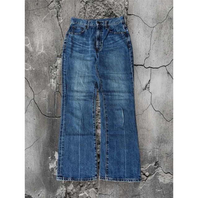 GU Uniqlo Bootcut Jeans Denim Blue