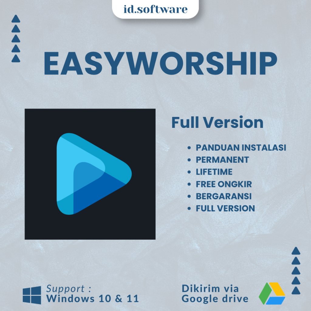 EasyWorship 7 + Alkitab TB + Database Lagu + Video Background Full Version Original Lifetime (WIN)