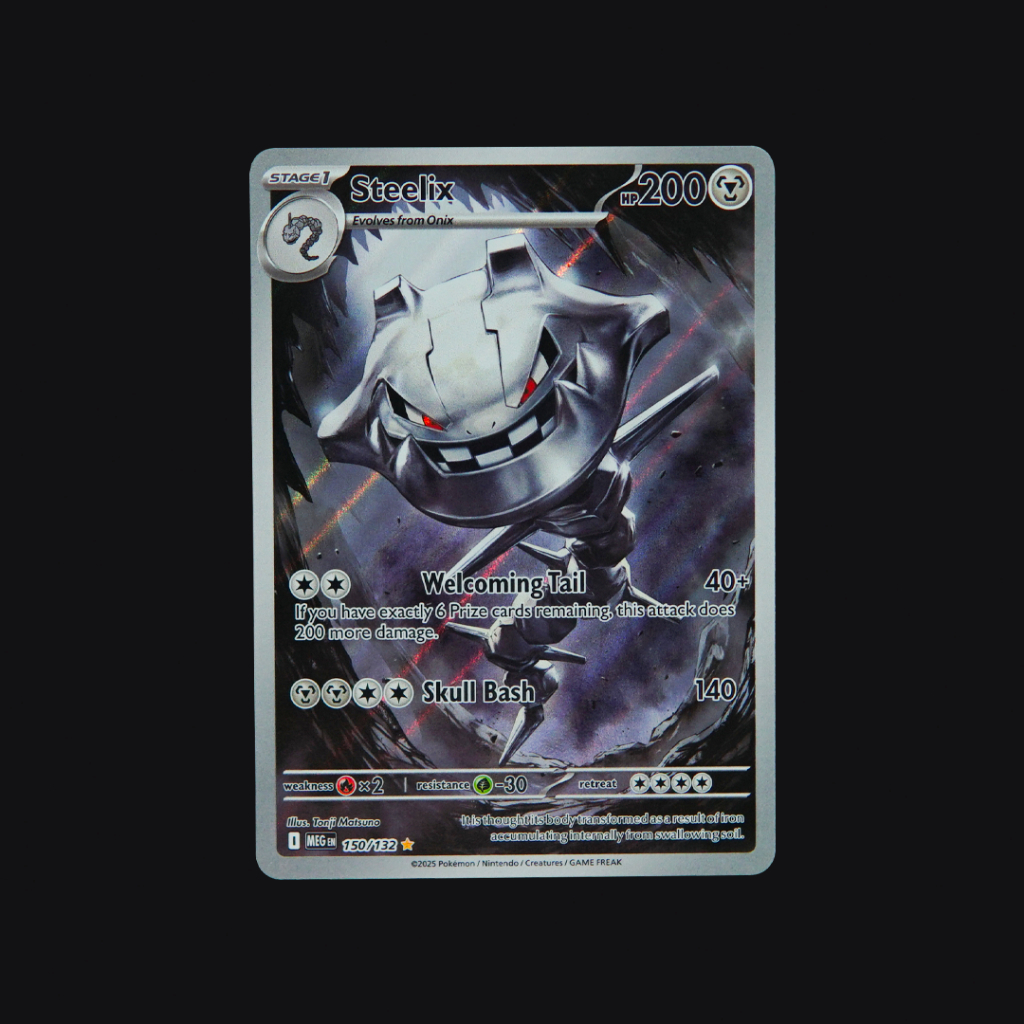 Steelix Illustration Rare Mega Evolution 150/132