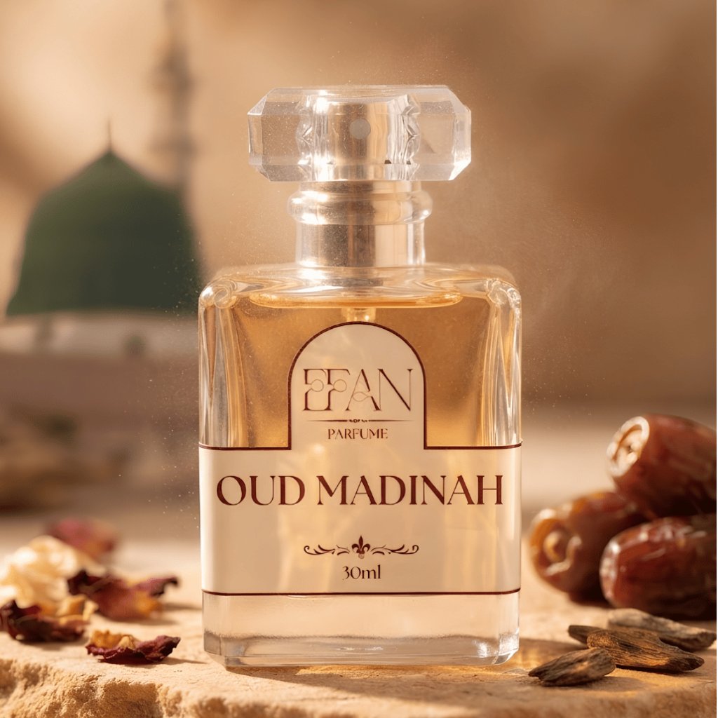 Efan Parfume Oud Madinah 30ml - Parfum Pria EDP Woody Oriental & Mewah