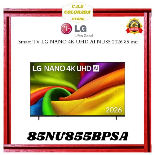 TV LG 85NU855BPSA SMART TV 85 INCH NANO CELL LED 4K UHD 85NU855 85NU