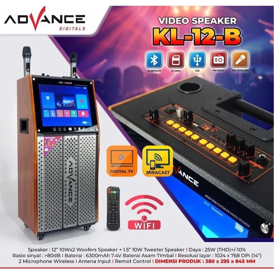 MEETING AMPLIFIER ADVANCE 12Inchi+Monitor | KL12B