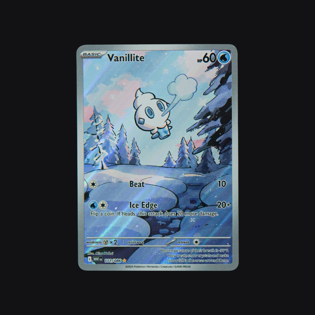 Vanillite Illustration Rare White Flare 111/086