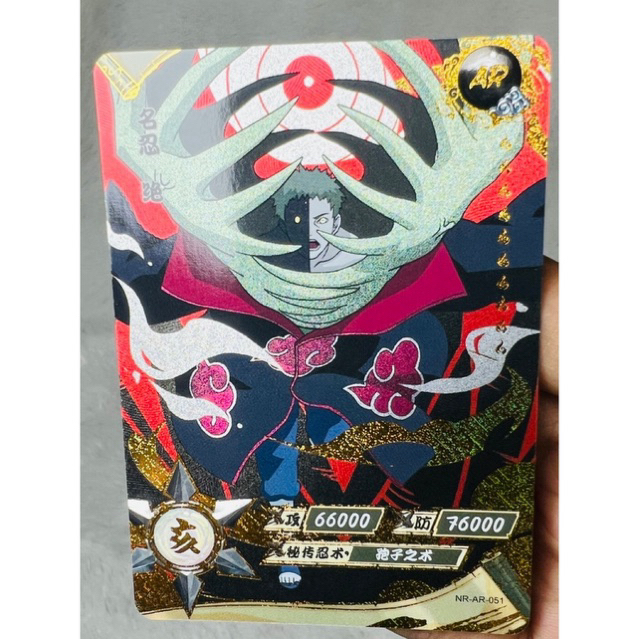 KAYOU Trading Card Naruto AR Zetsu #NR-AR-051 Top Loader Kolleksi 2021 66000/76000 AKATSUKI