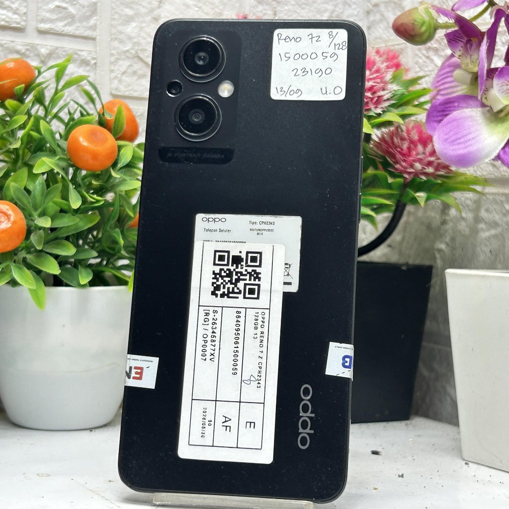 OPPO Reno 7Z 5G 8/128GB Bekas Second Original