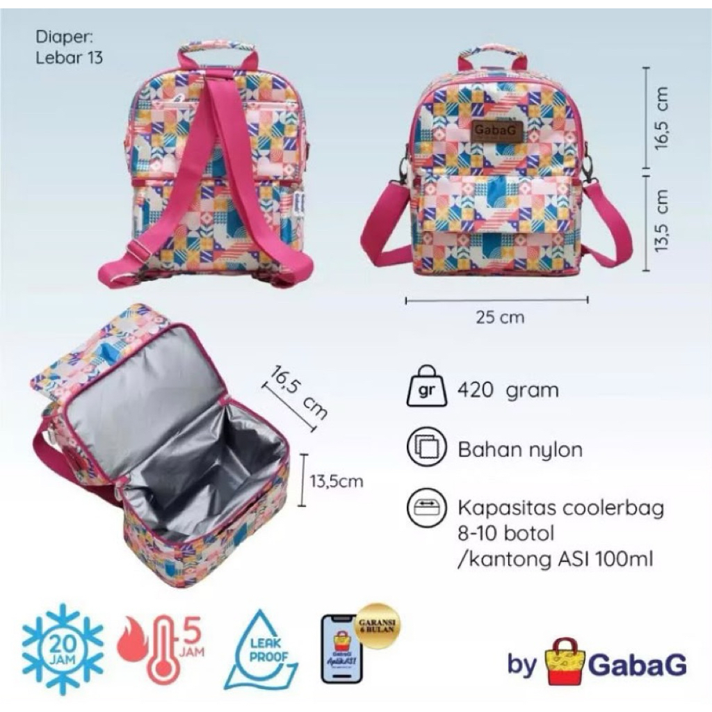 Tas ASI Cooler Bag GABAG BABY2GO WeYoungDesign