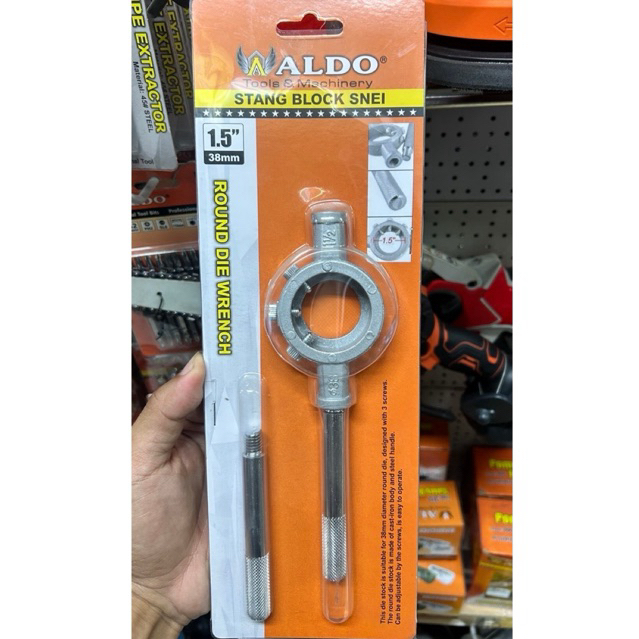 stang block snei aldo / handle pegangan snei pipa 1.5 inci 38mm