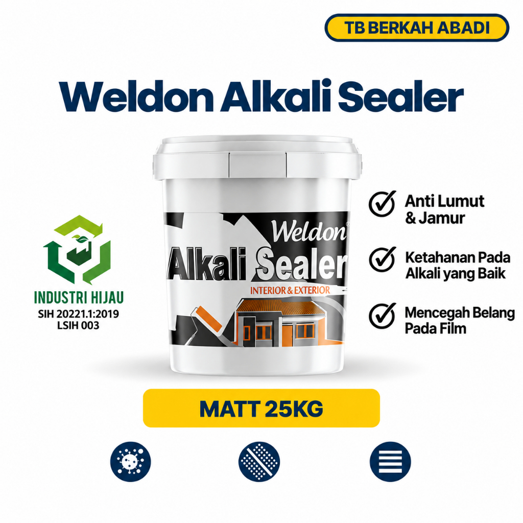 Cat Dasar Tembok Weldon Alkali Sealer 25kg