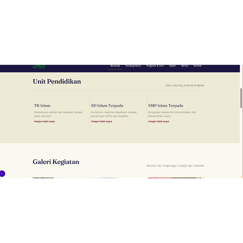 Tema Wordpress untuk sekolah domain sch.id