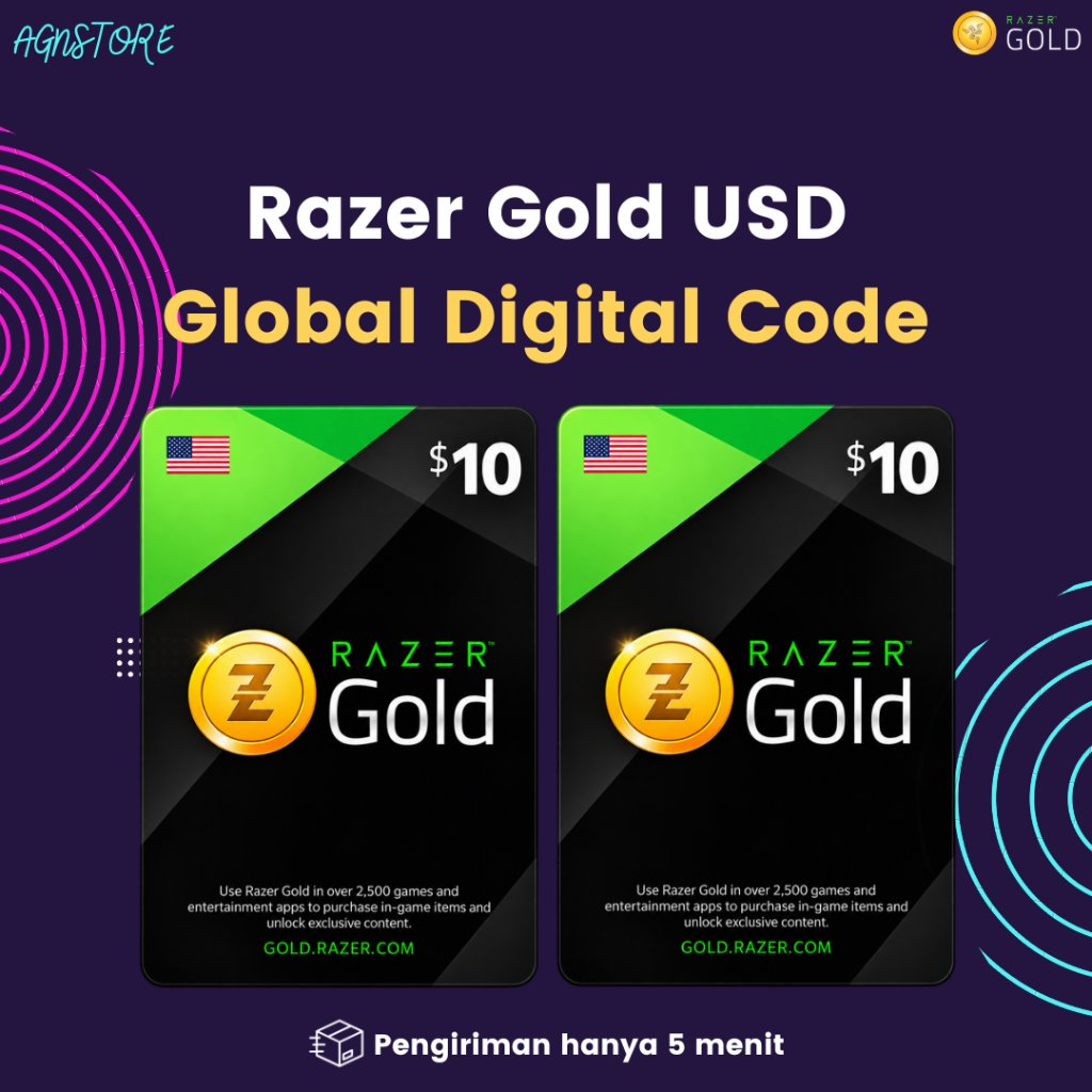 Razer Gold Global USD - Digital Code